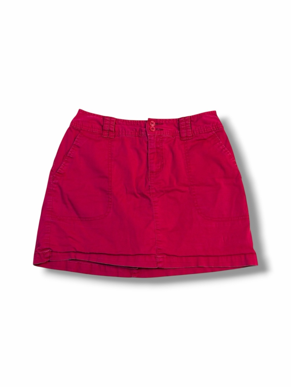 St.‎ John’s Bay Pink Stretch Skort Petite Size 4P Cotton Mini Skirt Shorts